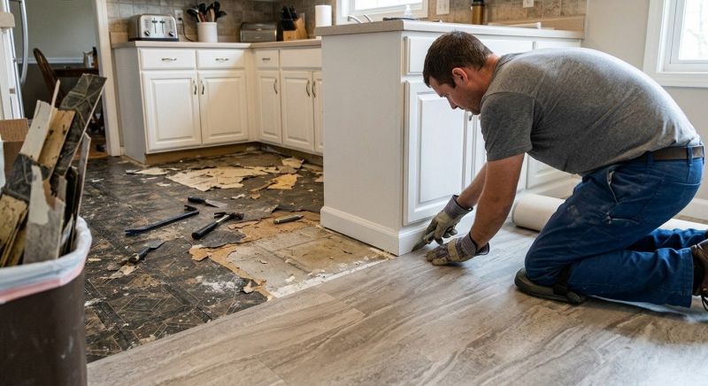 Linoleum Floor Installation in Evergreen, CO
