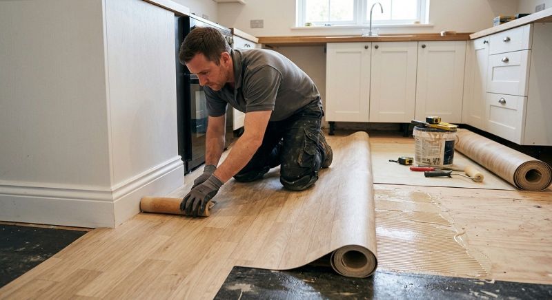 Sheet Linoleum Installation in Conifer, CO