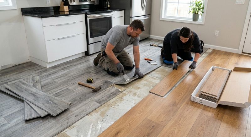 Vinyl Tile Replacement in Conifer, CO